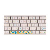 Клавиатура Akko 3068B Doraemon Rainbow CS Jelly Pink RGB