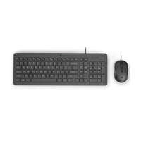 Комплект клавиатура+мышь HP 150 Wired Mouse and Keyboard Combo Set   - Black (p/n 240J7AA)