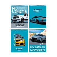 Блокнот А5 40л. на гребне BG "No limits"