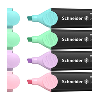 Маркер текстовой Schneider Job Pastel (4цв) набор	115098