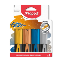 Набор текстовыделителей Fluo Peps Glitter, 4 шт.	742000