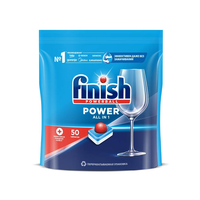 Таблетки для мытья посуды в посудомоечных машинах FINISH Power 50 таблеток х5