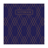 Записная книжка Notebook А6+, (120х170мм, 192стр.) Бумага офсетная в клетку. Печать офсетная. Твёрдый переплёт. Обложка яркий орнамент. 45720