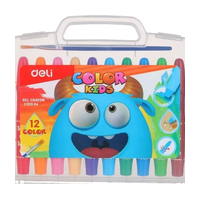 Мелки гелевые 12цв. 20504 Deli (Color kids)