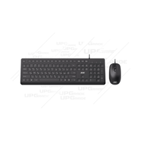 Комплект 2Е MK405 USB Black Low Profile
