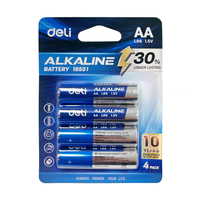 Батарейки AА LR6 1.5V 4шт 18501 Deli (блистер)