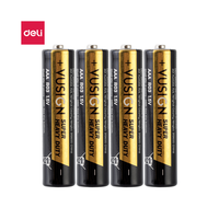 Батарейки AАА R03 1.5V 4шт EL204 Deli