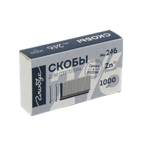 Скобы для степлера "Quality"  №24/6 1000 шт. С24/6Ч-1000