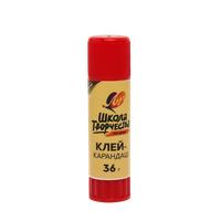Клей-карандаш «Школа творчества» 36 г 29С 1738-08.	29С 1738-08