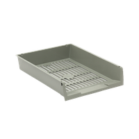 Лоток горизонтальный Hatber 340x270x70 серый	ML_34030