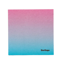 Самоклеящийся блок Berlingo "Ultra Sticky.Radiance",75*75мм,50л, розовый/голубой градиент