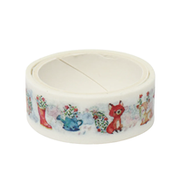 Клейкая лента декоративная MESHU "Cute toys", 1,5см*3м