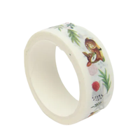 Клейкая лента декоративная MESHU "Cute deer", 1,5 см*3м