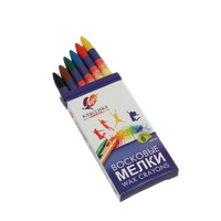 Восковые мелки "Классика"( круглые) 6 цв	12С 860-08
