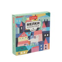 Мелки асфальтовые Hatber -Городок- 5 цв. в картонной коробке	ML_072698