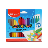 Карандаши масляные-пастель Maped (18цв.,Color'Peps Wa	861012