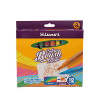 Фломастер-маркер Color Brush Luxor 12цв	6106/12BX