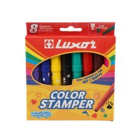 Фломастер-маркер Color stamper Luxor 8цв	6130/8BX