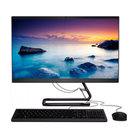 Lenovo IdeaCentre 3 24IIL5 / 23.8" FHD IPS 250nits / Core i3-1005G1 / 4GB DDR / 1TB HDD / FreeDOS / DVD-Writer - Black / USB Keyboard and Mouse - F0FR001ERK
