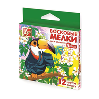 Восковые мелки " ZOO " (шестигранные) 12 цв.	12С 865-08