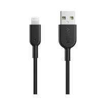 USB кабель Anker Powerline II with lightning connector 3ft C89 Black