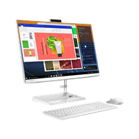 Lenovo IdeaCentre AIO 3 27IAP7 (Intel i3-1220P / DDR4 8GB/ SSD 512GB/ 27″ FHD (1920×1080) IPS / Integrated Intel UHD Graphics/ DVD/ Keyboard + mouse/ RU) White