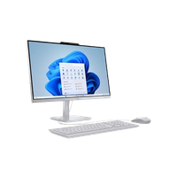 Моноблок Lenovo A100 AiO | 23.8" FHD IPS | i3-N305 | 8GB DDR4 | 512GB SSD | Wi-Fi 6 | Wrls MS+KB | Fixed Stand | No OS | Cloud Grey (white)